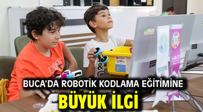 Buca'da robotik kodlama eğitimine büyük ilgi