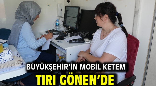 Büyükşehir'in Mobil KETEM Tırı Gönen'de