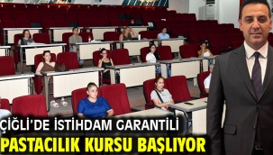 Çiğli'de istihdam garantili pastacılık kursu başlıyor