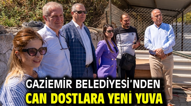 Gaziemir Belediyesi'nden can dostlara yeni yuva