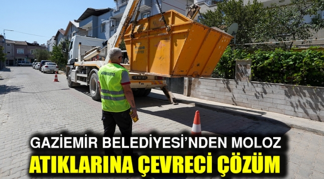 Gaziemir Belediyesi'nden moloz atıklarına çevreci çözüm