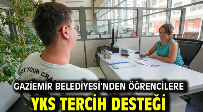 Gaziemir Belediyesi'nden öğrencilere YKS tercih desteği