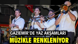 Gaziemir'de yaz akşamları müzikle renkleniyor