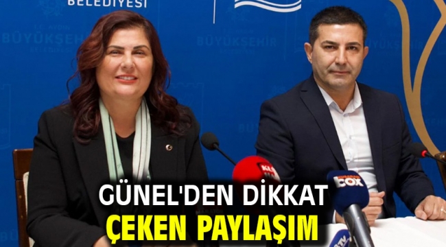 Günel'den dikkat çeken paylaşım