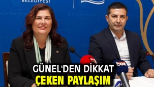 Günel'den dikkat çeken paylaşım