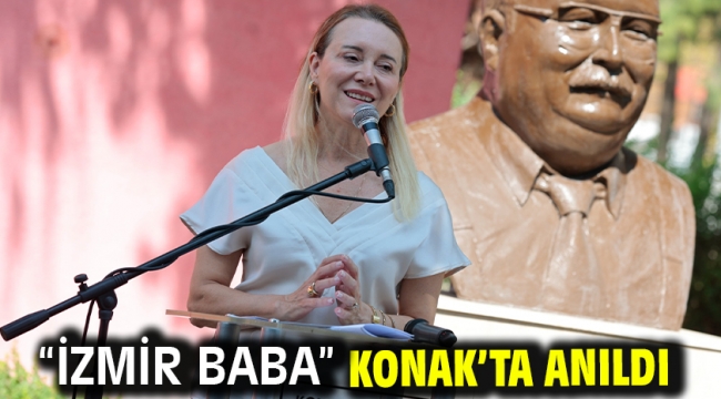 "İzmir Baba" Konak'ta anıldı