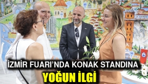 İzmir Fuarı'nda Konak standına yoğun ilgi