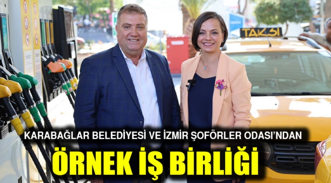 Karabağlar Belediyesi ve İzmir Şoförler Odası'ndan Örnek İş Birliği