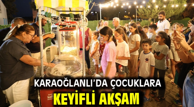 Karaoğlanlı'da Çocuklara Keyifli Akşam