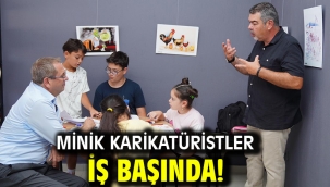 Minik Karikatüristler İş Başında!
