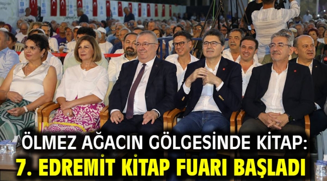 Ölmez Ağacın Gölgesinde Kitap: 7. Edremit Kitap Fuarı başladı