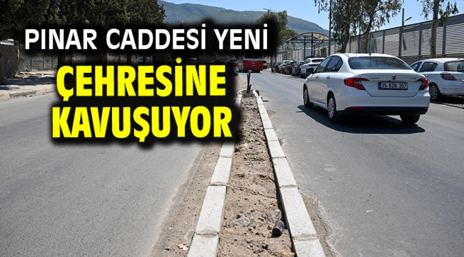 Pınar Caddesi yeni çehresine kavuşuyor
