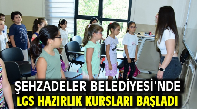 Şehzadeler Belediyesi'nde Lgs Hazırlık Kursları Başladı