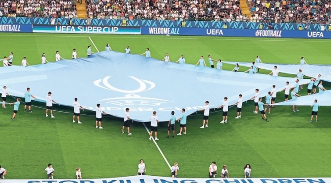 UEFA'dan pankartlı mesaj