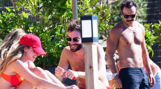 Ünlü oyuncuların Bodrum keyfi
