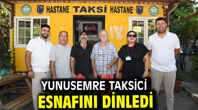 Yunusemre Taksici Esnafını Dinledi