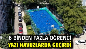 6 Binden Fazla Öğrenci Yazı Havuzlarda Geçirdi
