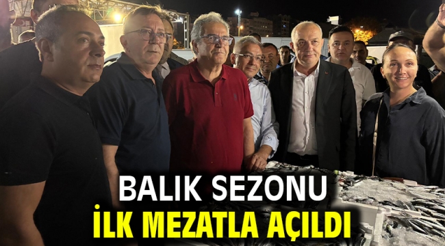 Balık sezonu ilk mezatla açıldı
