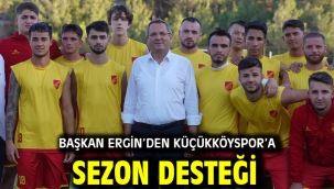 Başkan Ergin'den Küçükköyspor'a Sezon Desteği