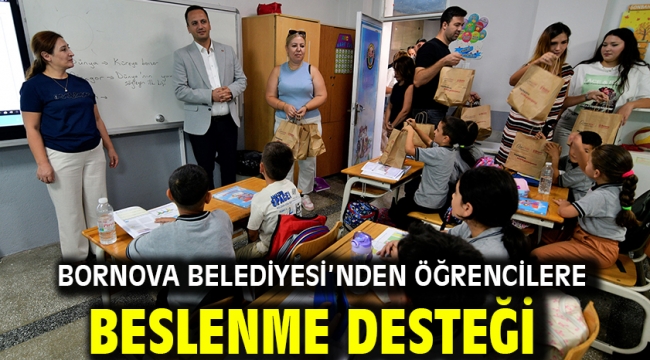 Bornova Belediyesi'nden öğrencilere beslenme desteği