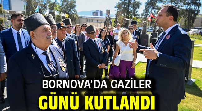 Bornova'da Gaziler Günü kutlandı