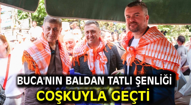 Buca'nın baldan tatlı şenliği coşkuyla geçti