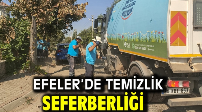 Efeler'de Temizlik Seferberliği