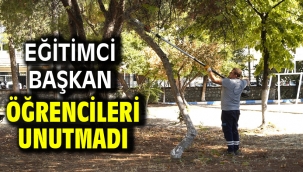 Eğitimci Başkan Öğrencileri Unutmadı