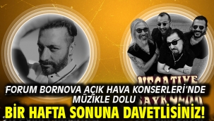 Forum Bornova Açık Hava Konserleri'nde Müzikle Dolu Bir Hafta Sonuna Davetlisiniz!