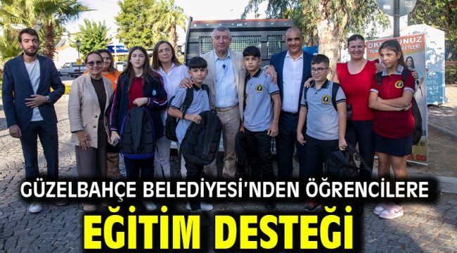 Güzelbahçe Belediyesi'nden Öğrencilere Eğitim Desteği