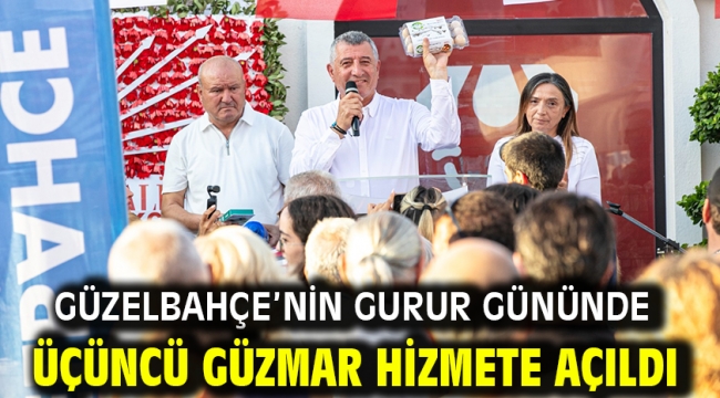 Güzelbahçe'nin gurur gününde Üçüncü Güzmar hizmete açıldı