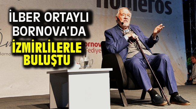 İlber Ortaylı Bornova'da İzmirlilerle buluştu