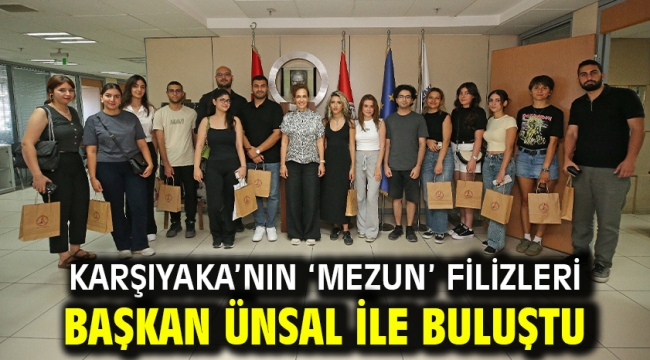 Karşıyaka'nın 'mezun' Filizleri Başkan Ünsal ile buluştu