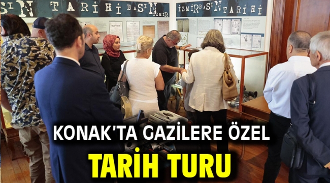 Konak'ta gazilere özel tarih turu