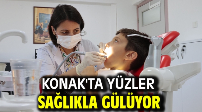 Konak'ta yüzler sağlıkla gülüyor