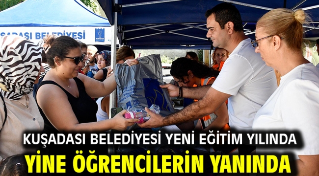 Kuşadası Belediyesi Yeni Eğitim Yılında Yine Öğrencilerin Yanında