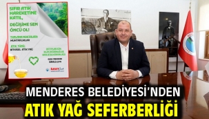 Menderes Belediyesi'nden Atık Yağ Seferberliği