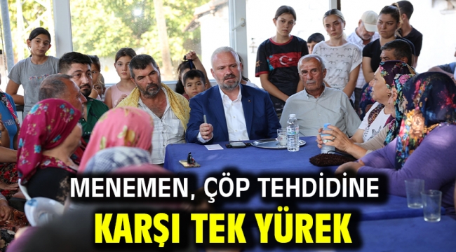 Menemen, çöp tehdidine karşı tek yürek