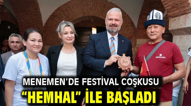 Menemen'de festival coşkusu "Hemhal" ile başladı