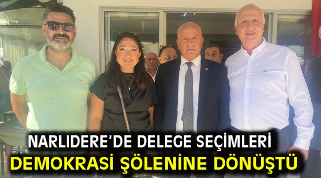 Narlıdere'de Delege Seçimleri Demokrasi Şölenine Dönüştü