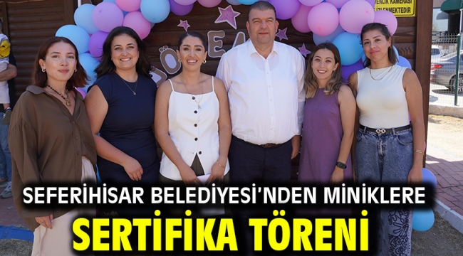 Seferihisar Belediyesi'nden miniklere Sertifika Töreni