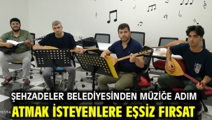 ŞEHZADELER BELEDİYESİNDEN MÜZİĞE ADIM ATMAK İSTEYENLERE EŞSİZ FIRSAT