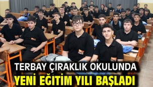 Terbay çıraklık okulunda yeni eğitim yılı başladı