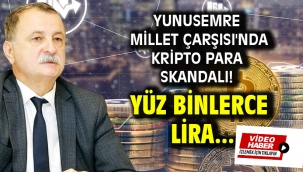 Yunusemre Millet Çarşısı'nda kripto para skandalı! Yüz binlerce lira...