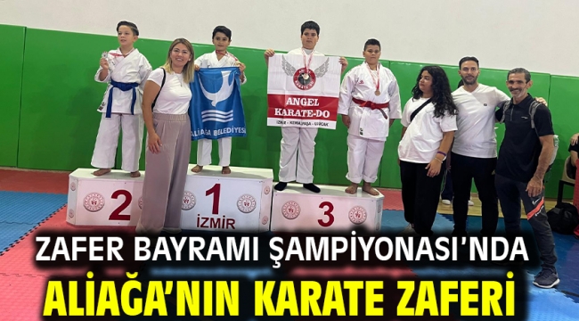 Zafer Bayramı Şampiyonası'nda Aliağa'nın Karate Zaferi