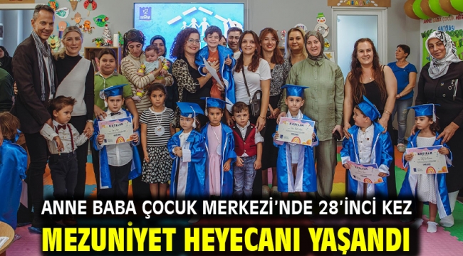 Anne Baba Çocuk Merkezi'nde 28'inci Kez Mezuniyet Heyecanı Yaşandı