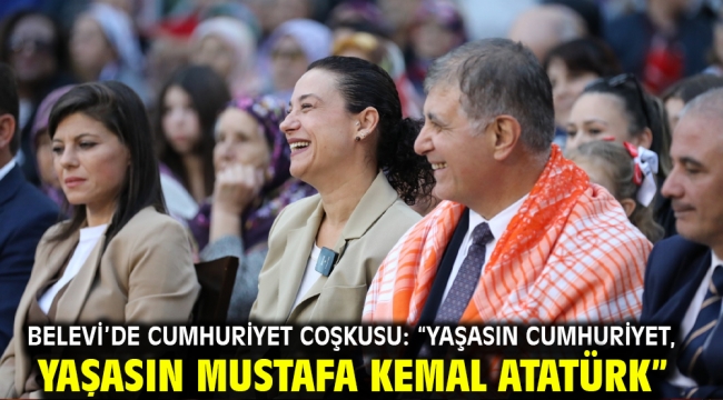 Belevi'de Cumhuriyet Coşkusu: "Yaşasın Cumhuriyet, Yaşasın Mustafa Kemal Atatürk"