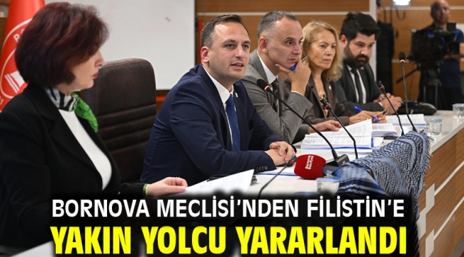 Bornova Meclisi'nden Filistin'e destek mesajı