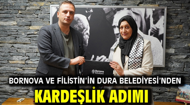 Bornova ve Filistin'in Dura Belediyesi'nden kardeşlik adımı