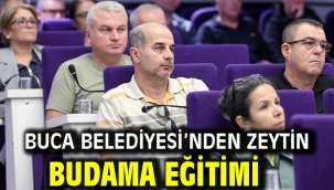 Buca Belediyesi'nden zeytin budama eğitimi
